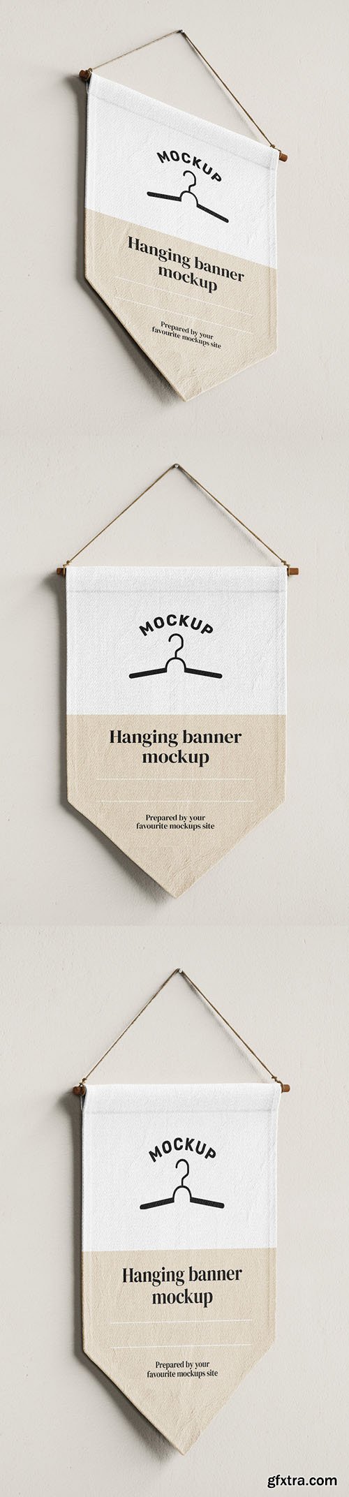 Hanging Banner PSD Mockups Templates
