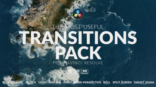 Videohive - The Most Useful Transitions Pack for DaVinci Resolve - 40368913 - 40368913