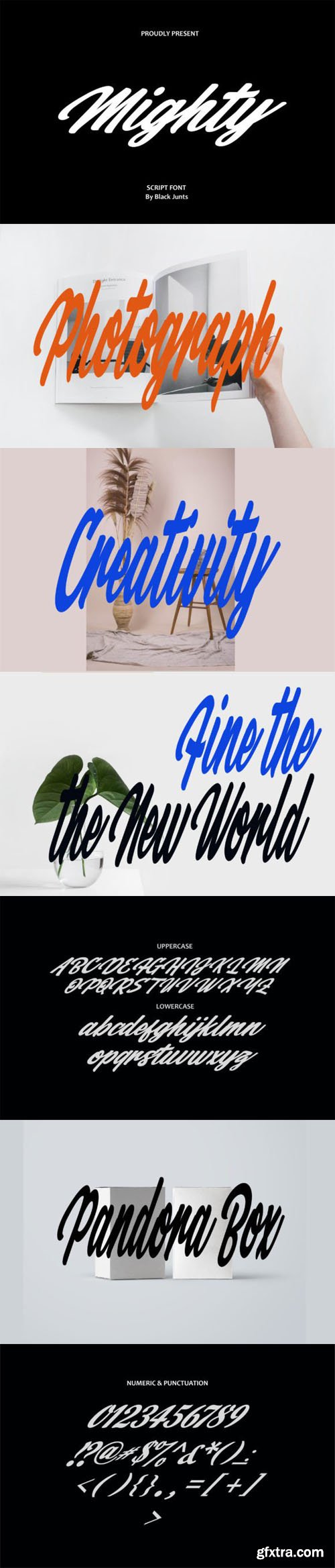 Mighty Script - Bold Handwritten Font