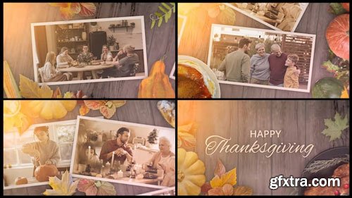 MotionArray - Thanksgiving Day Slideshow Opener - 1240908