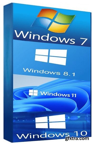 Windows All (7, 8.1, 10, 11) All Editions With Updates incl Office AIO 37in1 April 2023