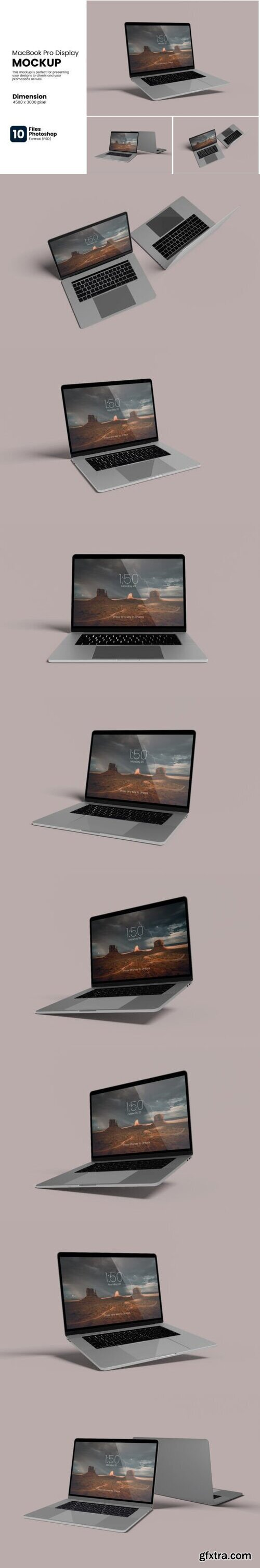 MacBook Pro Display Mockup