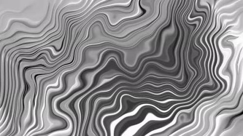 Videohive - Animated white gradient wave seamless line liquid motion background - 40685906 - 40685906