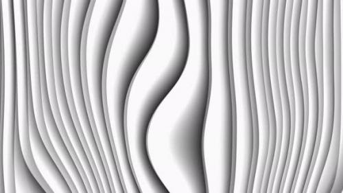 Videohive - white background. 4k white liquid line animation - 40686828 - 40686828
