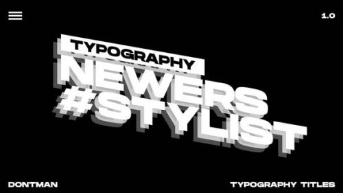 Videohive - Typography Titles 1.0 | Premiere Pro - 40683067 - 40683067