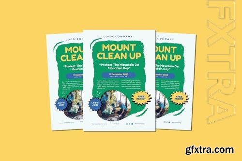 Mount Clean Up Flyer PSD