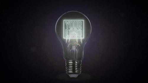 MotionArray - Light Bulb Logo Reveal - 1222113