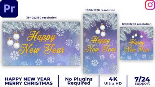 Videohive - Merry Christmas Intro | Happy New Year Intro PACK | MOGRT - 35396342 - 35396342