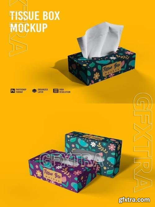 Tissue Box Mockup VSEH6RJ