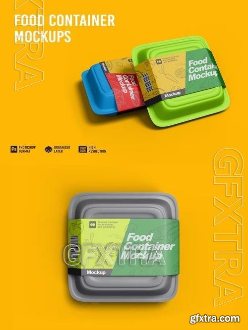 Food Container Mockup HP8H65X