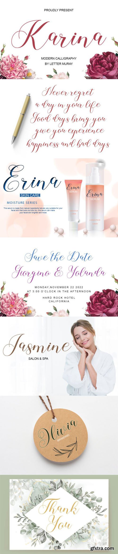 Karina - Modern Calligraphy Font