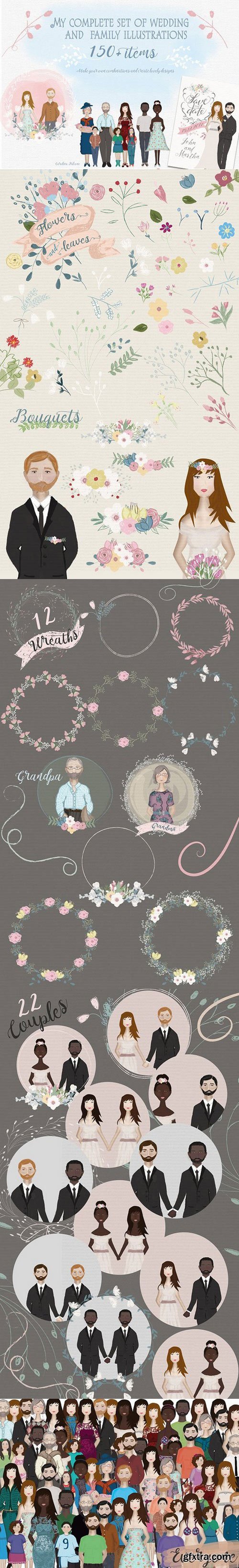 Set of Wedding and Family resources