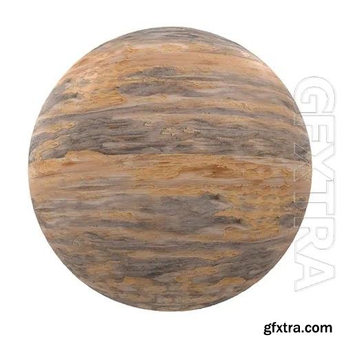 Wood textures – Orange painted old wood