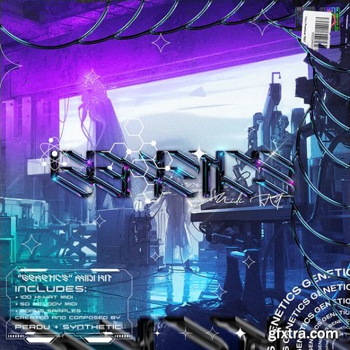 Synthetic Genetics Hi-Hat + Melody Midi Sound Kit-RYZEN