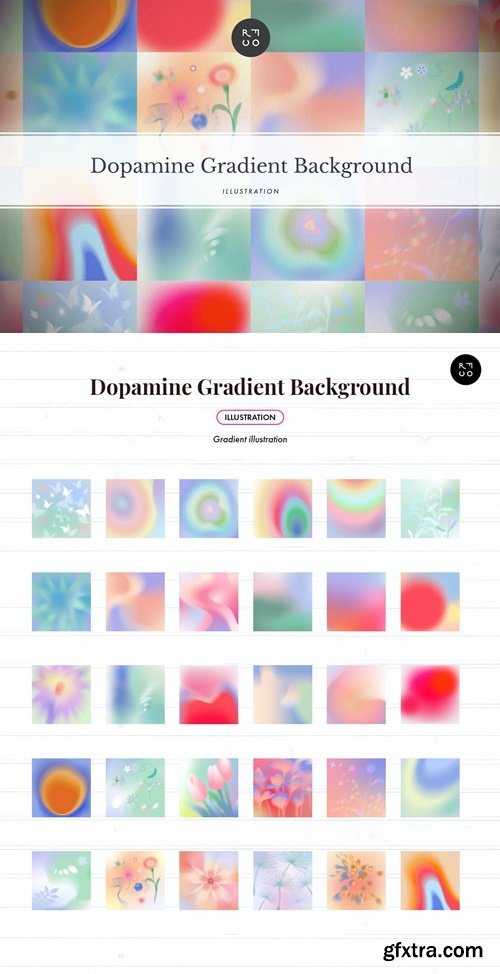 Dopamine Gradient Background Pack N8DDV39