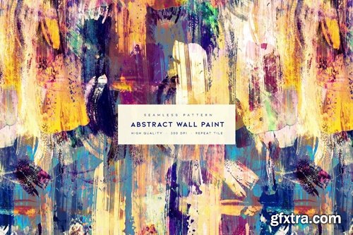 Abstract Wall Paint N6JQW2A