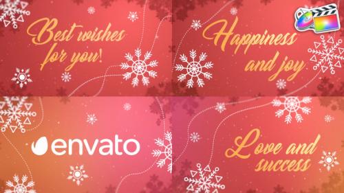 Videohive - Christmas Wishes for FCPX - 41418561 - 41418561