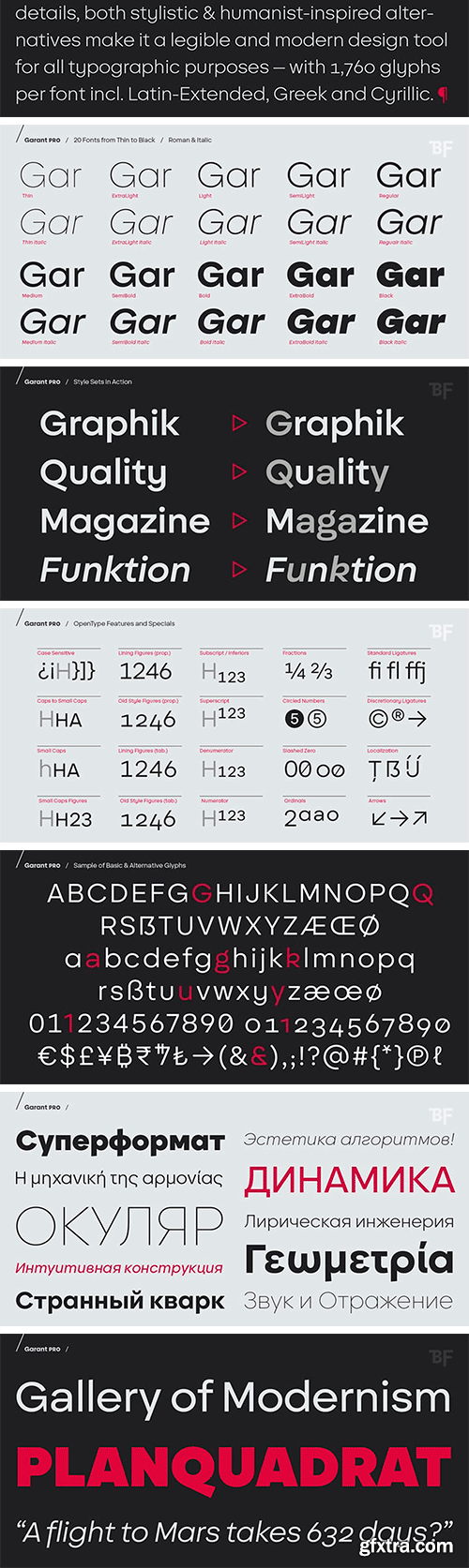 BF Garant Pro Font Family BF Garant Pro Font Family