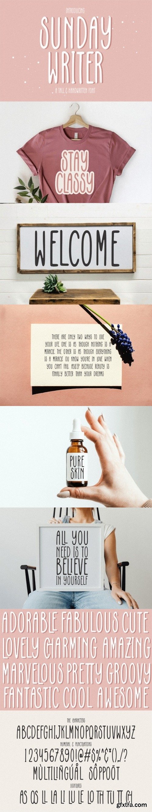 Sunday Writer Font » GFxtra