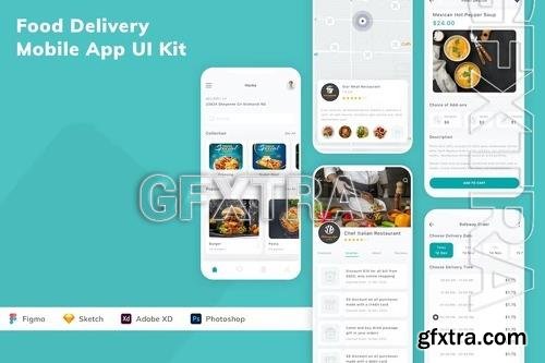 Food Delivery Mobile App UI Kit HFW238L