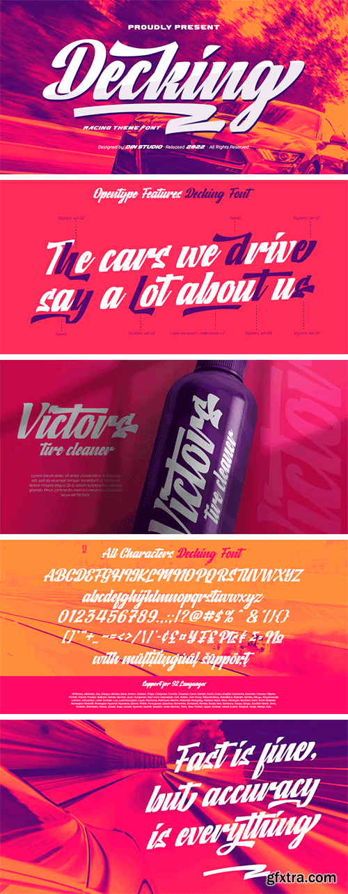 Decking Font Family Decking Font Family