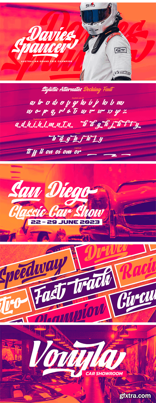 Decking Font Family Decking Font Family