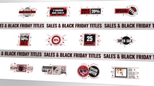 Videohive - Sales & Black Friday Titles - 40524933 - 40524933