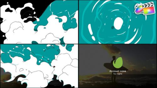 Videohive - Cartoon Wave Logo for FCPX - 40558593 - 40558593