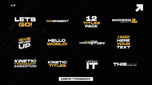 Videohive Kinetic Typography 1 0 FCPX 40636193 GFxtra
