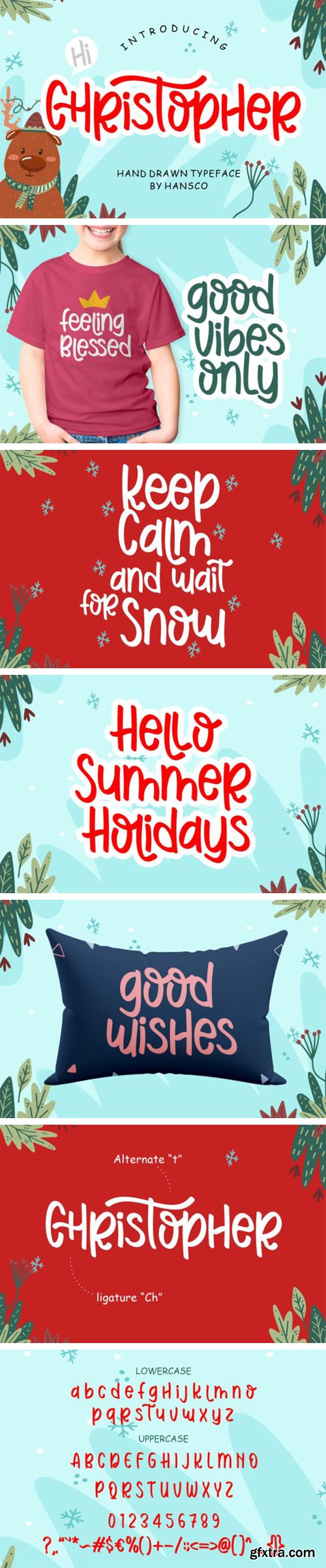 Hi Christopher - Quirky Handwritten Typeface