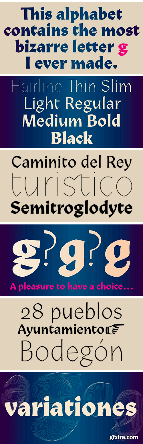 Andaluz Font Family Andaluz Font Family