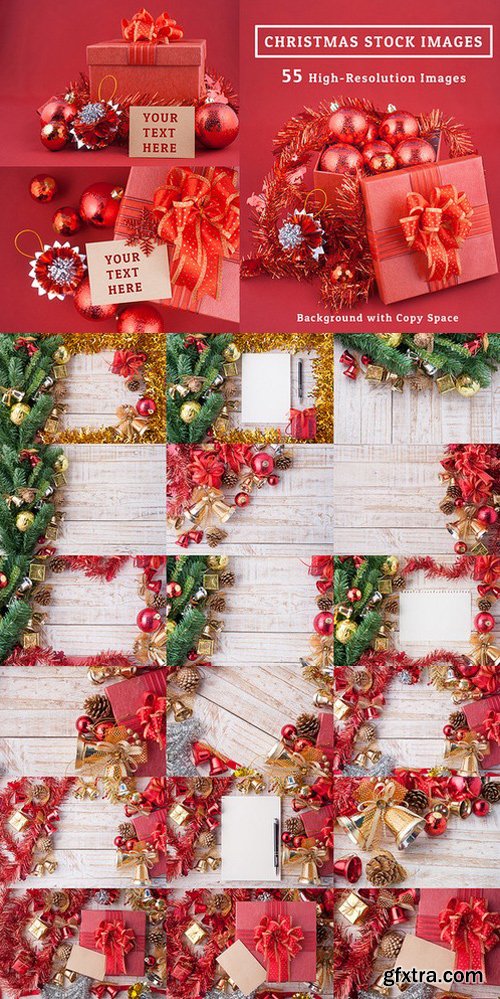 Gift Box & Decoration Stock Image