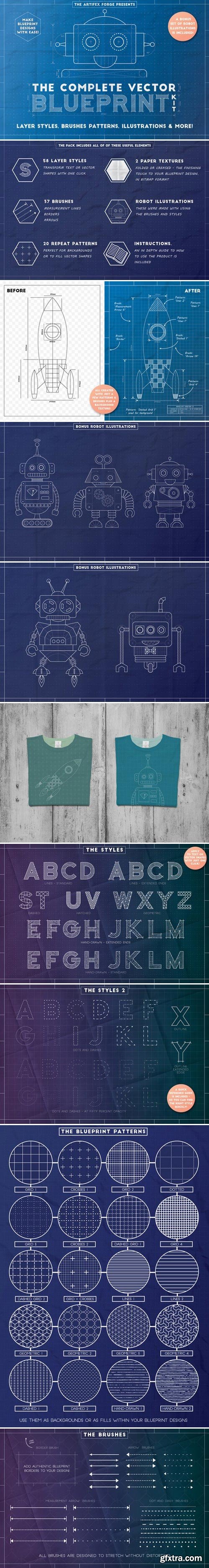 The Complete Vector Blueprint Kit