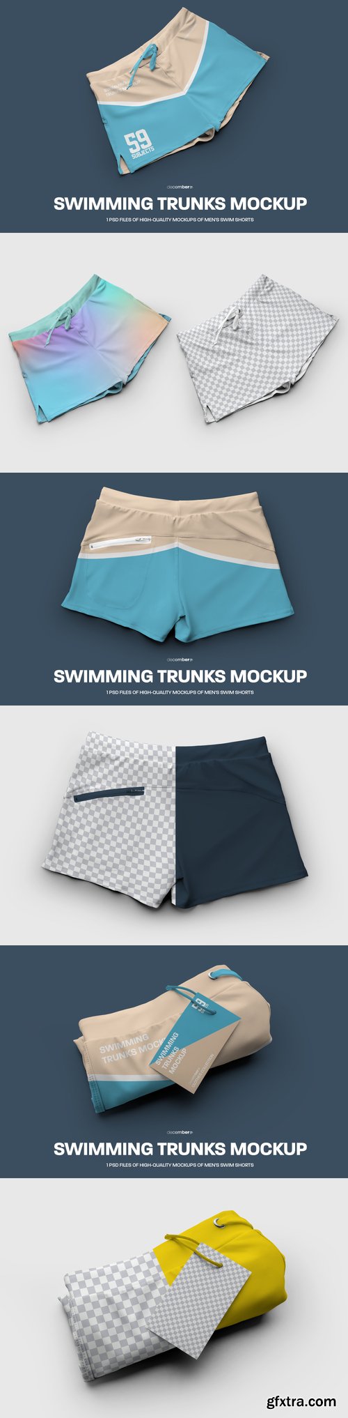 Swim Trunks Mockups