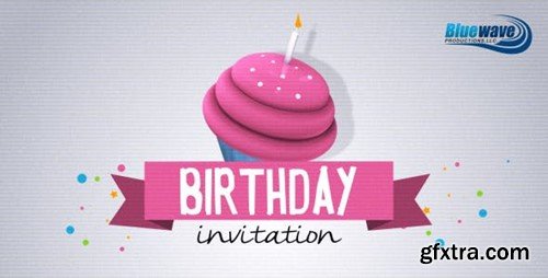 Videohive Birthday Invitation 8370840