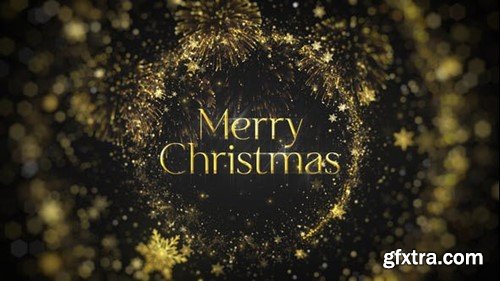 Videohive Golden Christmas Intro 41796845