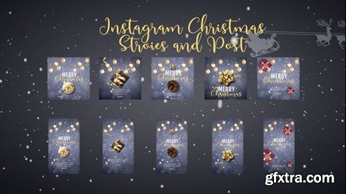 Videohive Christmas instagram stories and post 41810617