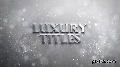 Videohive Luxury Clean Titles 41757876