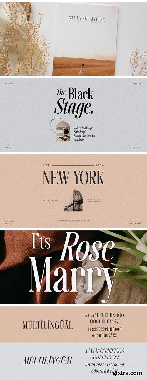 Capture The Waves Font Family Capture The Waves Font Family