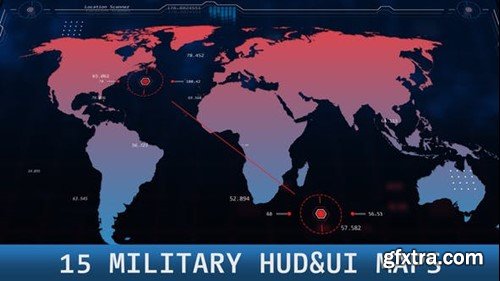 Videohive 15 Military HUD UI Maps 41793681