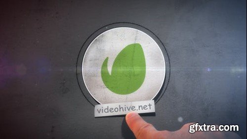 Videohive From the hand of the intro logo. 10954871