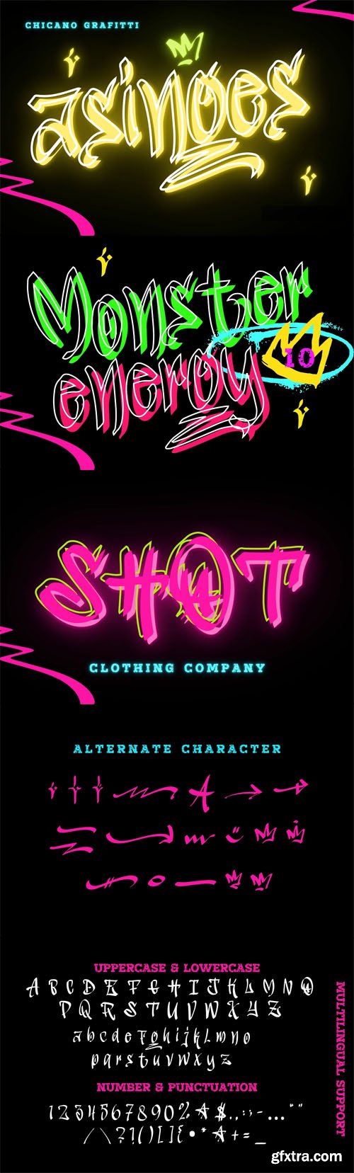 Asinges - Graffiti Font