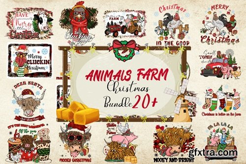 Christmas Animals Bundle 49236659