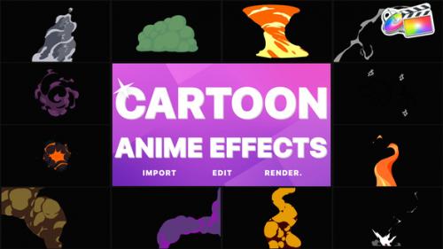 Videohive - Cartoon Anime Effects Pack | FCPX - 41935653 - 41935653