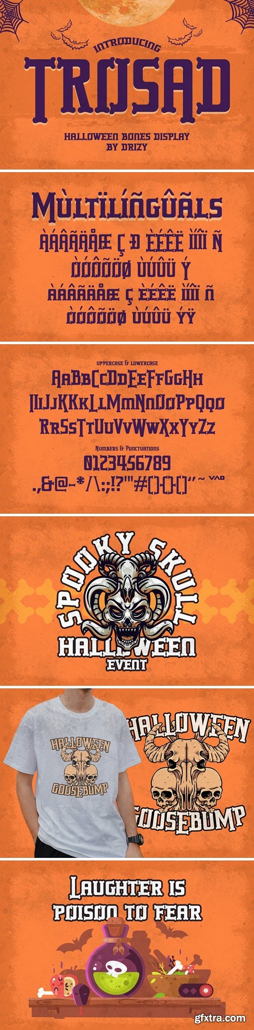 Trosad – Halloween Bones Display