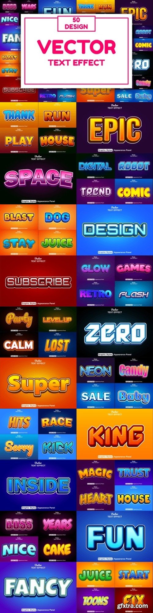 Text Effects 50 Designs