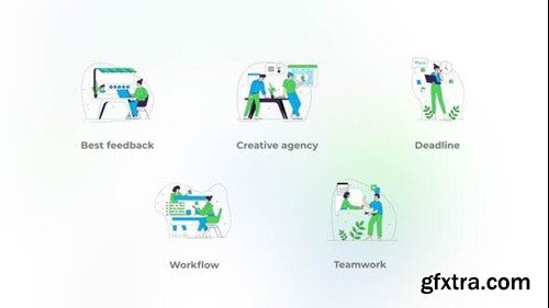 Videohive Creative agency - Flat concepts 41961156