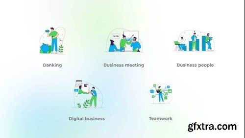Videohive Digital business - Flat concepts 41961175