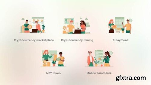 Videohive Cryptocurrency marketplace - Green concept 41975349