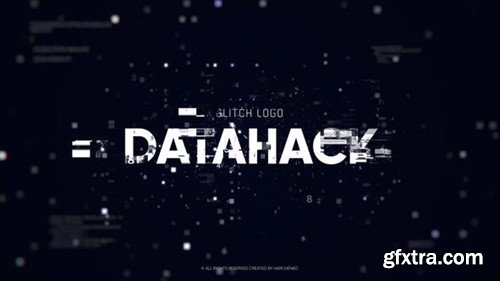 Videohive Glitch Logo - Data Hack 22905517